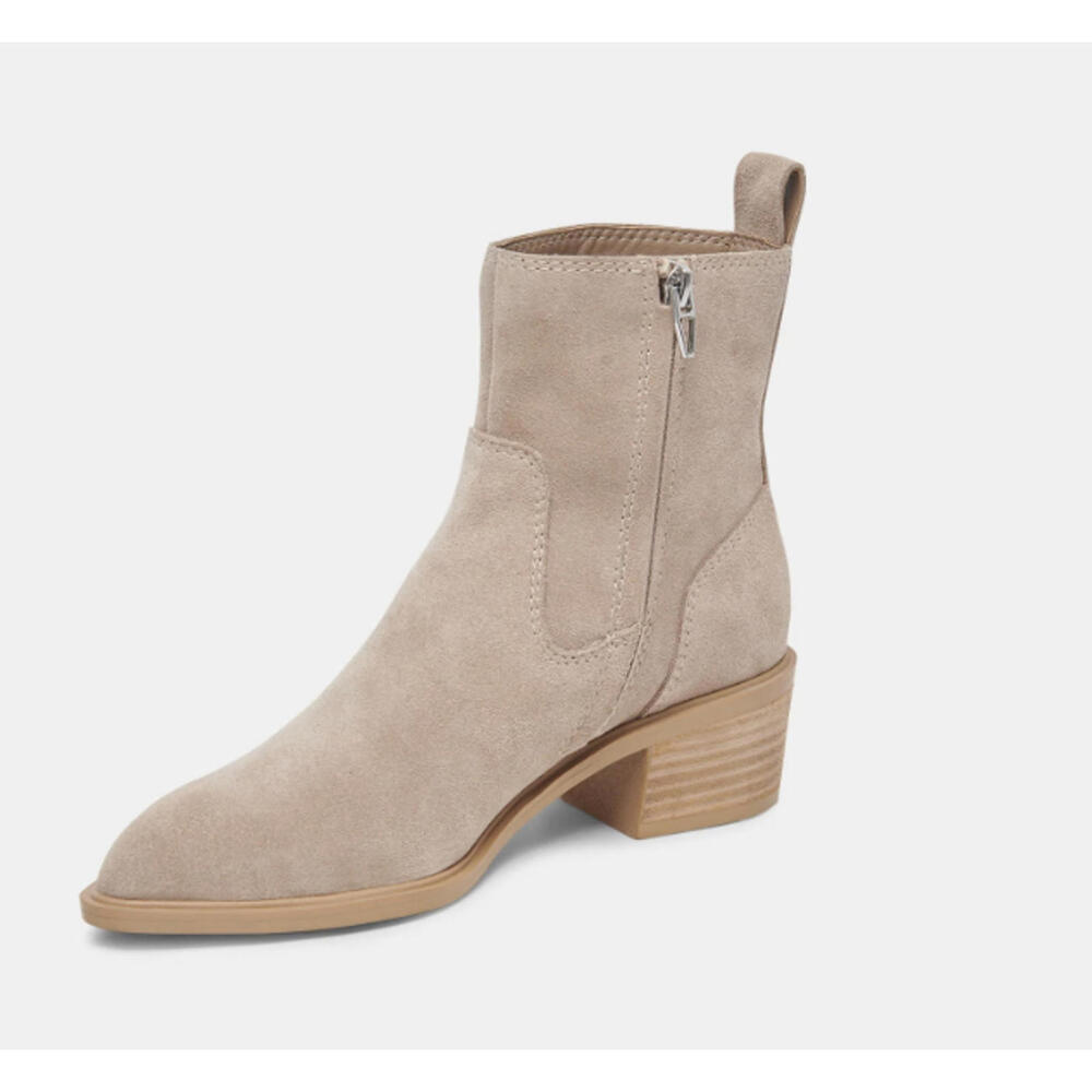 DOLCE VITA Anthropologie Bili H2O taupe suede western booties sz 9